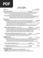 Senior Finance Resume