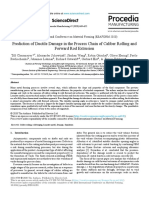 2020 - Prediction of Ductile Damage in The Process Chain of Caliber Rolling and Forward Rod Extrusion