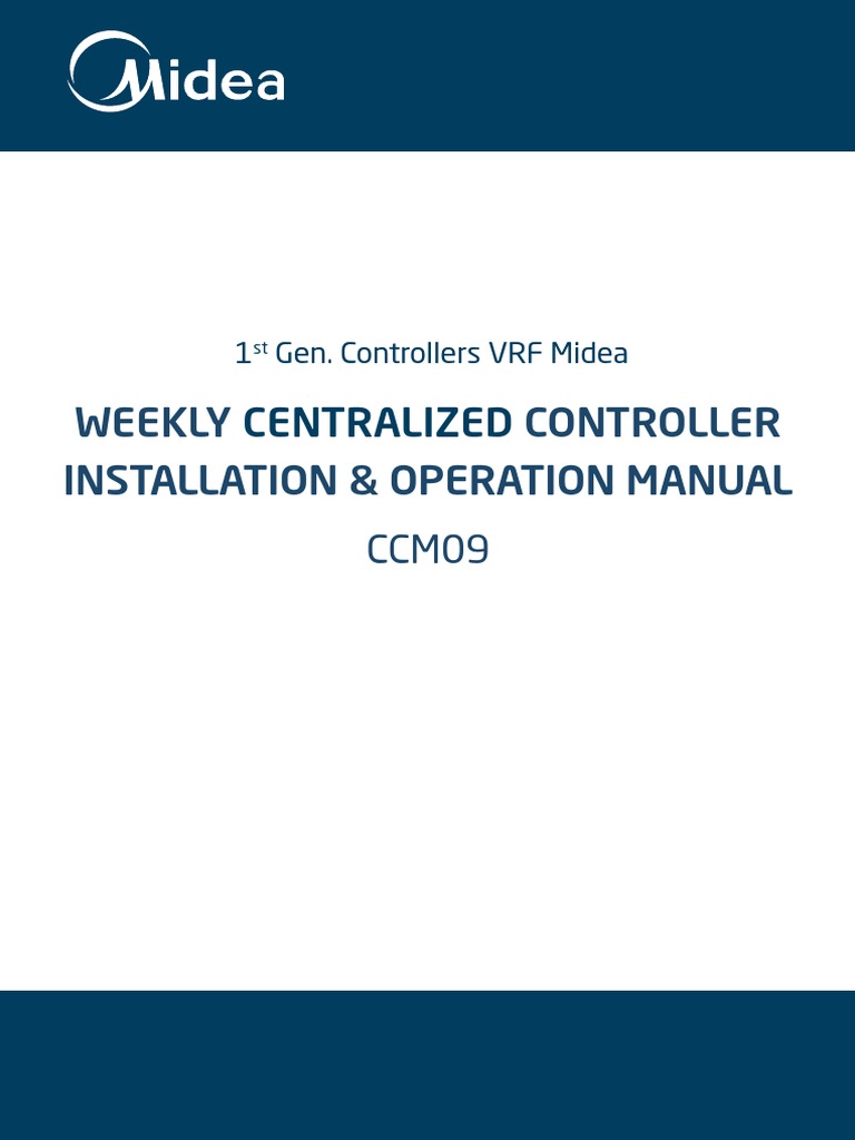 Weekly Timer Controller Installation Guide | PDF | Air Conditioning ...