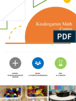 Kindergarten Math Center