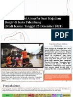 Analisa Kondisi Atmosfer Saat Kejadian Banjir di Kota Palembang(Studi Kasus