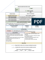 English Lesson Plan Year 2 Cefr