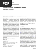 Wavelet Networks For Nonlinear System Modeling