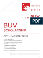 2022 BUV Scholarship Application Form Đã Chuyển Đổi