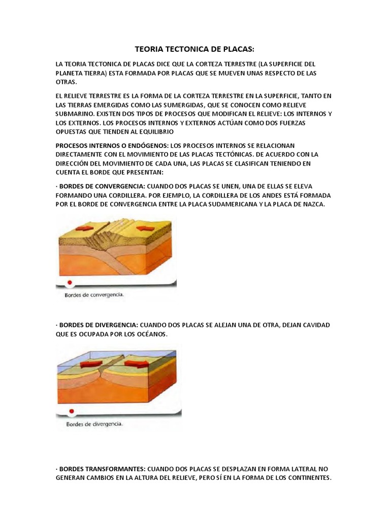Teoria Tectonica de Placas | PDF
