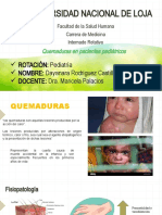 Exposicion Quemaduras en Pediatria