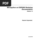 Micropython On ESP8266 Workshop Documentation: Release 1.0