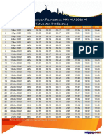 Jadwal Imsyakiah Ramadhan 1443 H Deli Serdang