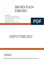 HIPOTIROID DAN HIPERTIROID Kelompok 4