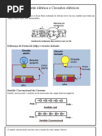 Corrente Elétrica e Circuitos Elétricos