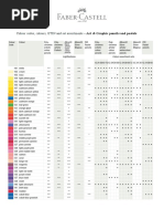 Faber-Castell 48 Color Pencil Chart | PDF