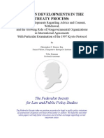 Modern Developments in The Treaty Process:: Recent Developments Regarding Advice and Consent