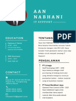 Red and White Richard Creative Resume