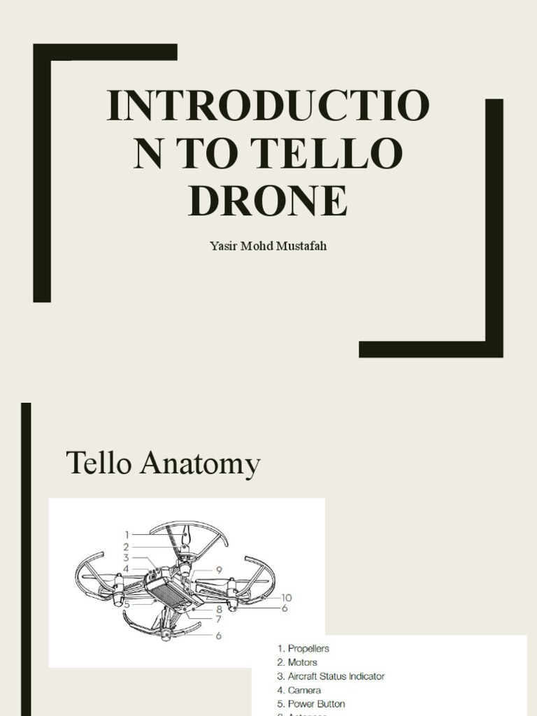 Tello Drone Overview and Features | PDF