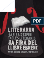 Programació de Litterarum 2011 de Móra D'ebre