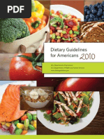 Download Dietary Guidelines for Americans 2010 FDA - US Dept of Human and Health Services by Zim Vicom SN56967530 doc pdf