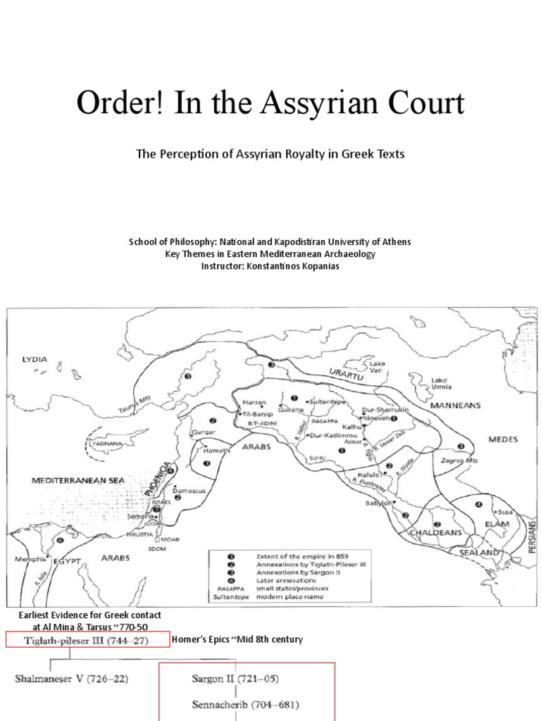Assyrians in Greek Sources PDF Assyria Iron Age