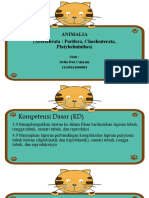 5 -ANIMALIA (Porifera, Coelenterata, Platyhelminthes) - 1
