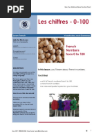 French Numbers From 0 To 100 PDF