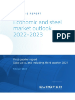 Economic and Steel Market Outlook 2022-2023: First Quarter Report Data Up To, and Including, Third Quarter 2021