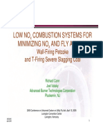 Low No Combustion Systems For Minimizing No and Fly Ash Loi