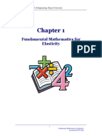 01 - Fundamental Mathematics For Elasticity