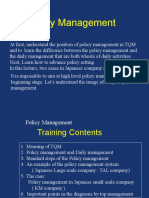 TQM Policy Management Training