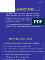 Process Capability Study: 24dec. 2011 Quality Improvement (Statistic Quality Control)