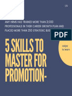 5 Skills To Master For Promotion
