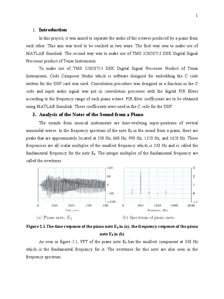 Determination of The Octave in Which The Note Played by A Piano Exists