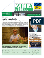 Gazeta da Beira - Entrevista com Carlos Cruchinho 