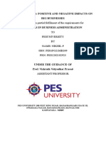 Submitted in Partial Fulfilment of The Requirements For TO Pesuniversity BY Name: Nikhil P SRN: PES1PG21MB209 PRN: PES1202102923