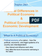 Chapter 2&3: National Differences in Political Economy & Political Economy and Economic Development