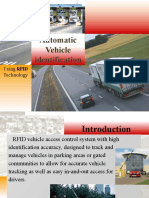 Automatic Vehicle Identification Using RFID