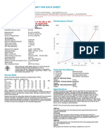 Summary Fan Data Sheet: Technical Data Performance Chart