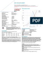 Summary Fan Data Sheet: Technical Data Performance Chart
