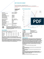 Summary Fan Data Sheet: Technical Data Performance Chart