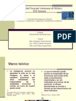 Pensamiento Constructivo Adaptación y Rendimiento UNAM Brenda Hernández