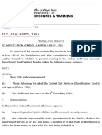 CCS (CCA) RULES, 1965 - Department of Personnel & Training