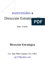 Dirección Estratégica: Introducción al curso y proceso PAE