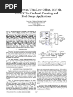 A Low-Power, Ultra Low-Offset, 16.5-Bit DS ADC For Coulomb Counting and Fuel Gauge Application