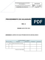 IMCO-PRC-2001 - Procedimiento soldadura exotermica
