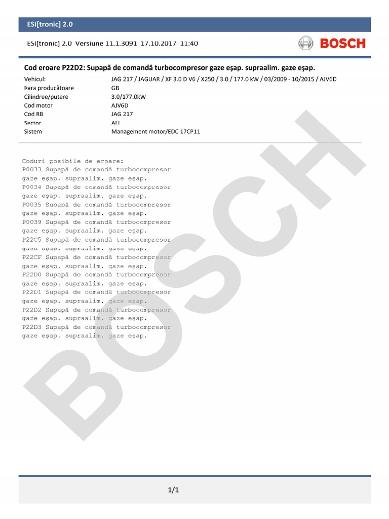 DTC P22D2 | PDF