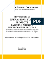 Procurement of Infrastructure Projects: Bagabag Airport Development Project