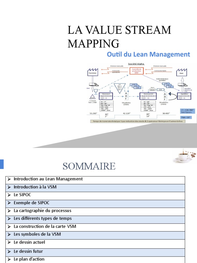 Introduction à la Value Stream Mapping | PDF | Lean (production ...