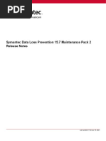 Symantec DLP 15.7 MP2 Release Notes