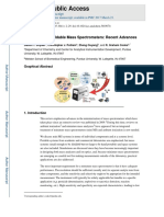 HHS Public Access: Miniature and Fieldable Mass Spectrometers: Recent Advances