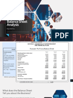 Balance Sheet Analysis Presentation