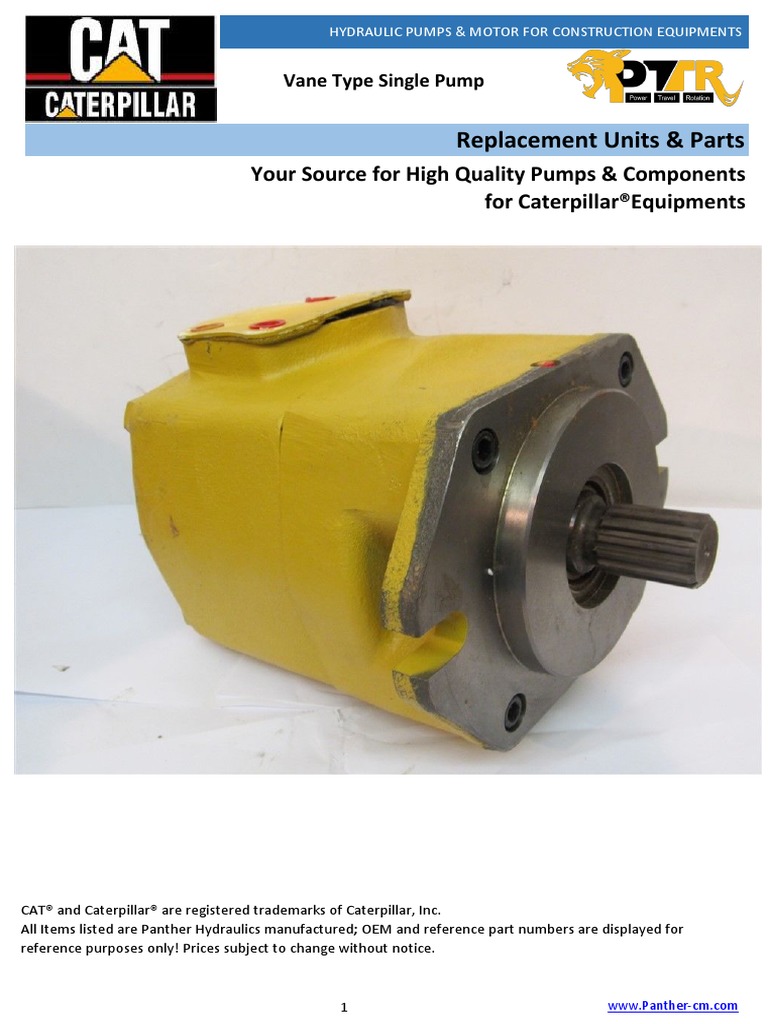 Vane Type Single Pump VPF Series | PDF | Pump | Tools