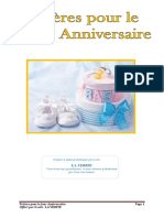 Prieres - Jour Anniversaire